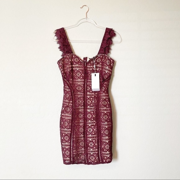 Endless Rose Lace Bodycon Mini Dress - Picture 1 of 6